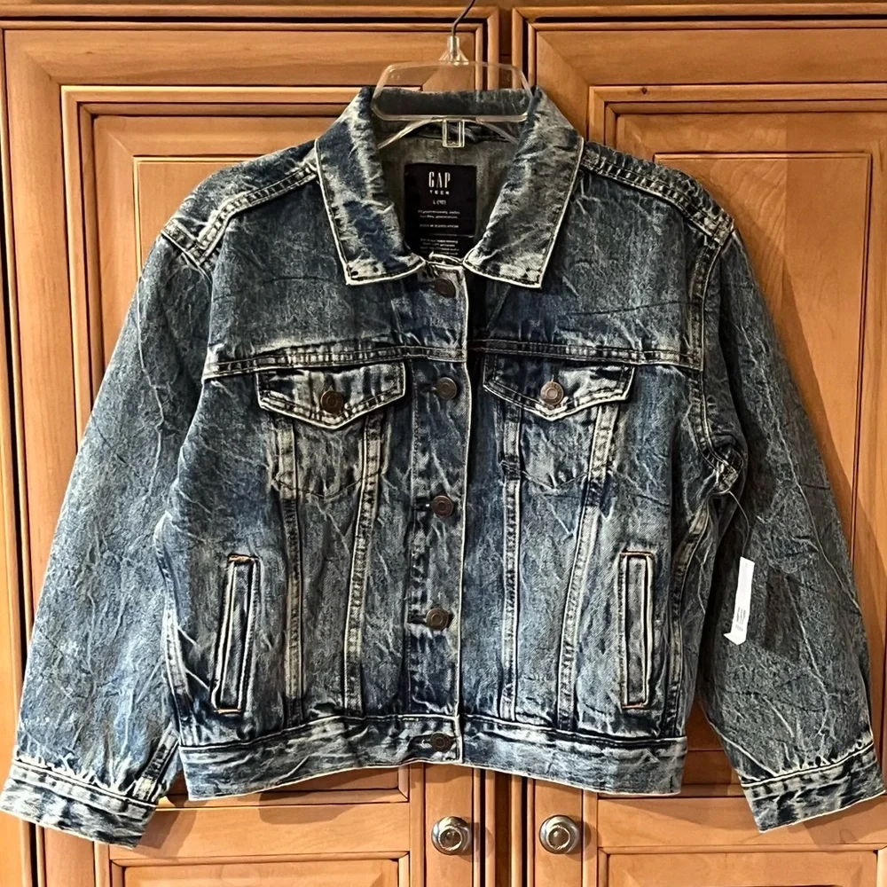 NWT GAP Teen Denim Jacket